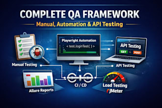 do web and API automation testing