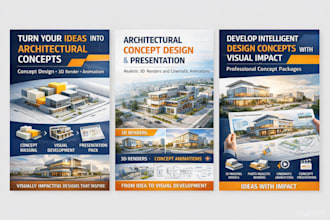 develop architectural design concepts and visual ideas