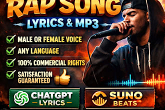 create a rap song with suno