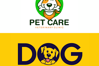 do dog, puppy, pet, canine, animal, friendly, loyal, companion and paw logo