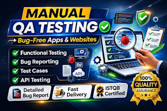 do detailed manual QA testing to ensure its bug free