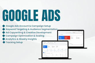 be your high roas google ads specialist, search, shopping, pmax setup