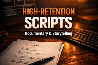 write high retention documentary scripts