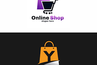 do shopping, retail, store, e commerce, market, cart, sale and boutique logo