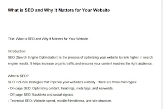 write SEO and tech optimized blog posts and articles
