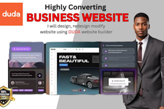 design, redesign, and develop a responsive duda website with SEO optimization