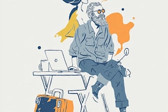 create hand drawn illustrations