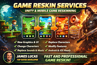 reskin unity game, mobile game reskin, game reskin for android and ios