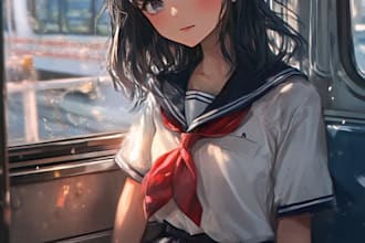 do a anime character