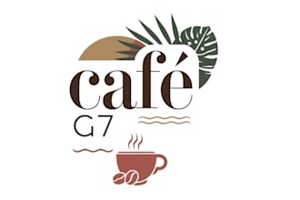 design a modern coffee shop logo for your brand