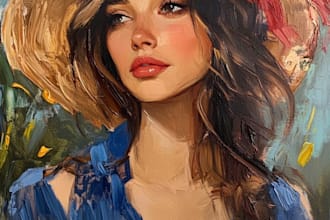 paint renaissance art oil painting portrait