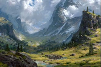 environment concept art landscape design