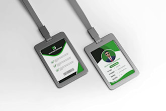 professional modern corporate creative business id card design
