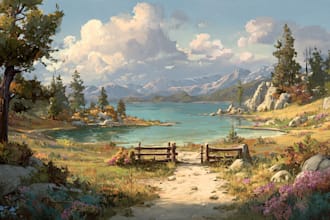 do the landscape illustration or concept art for you