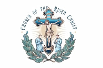 design a professional religious logo for church or ministry