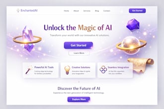 design a magical ai website with midjourney and chatgpt