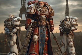 do a warhammer 40k character art