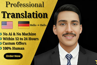 translate english to german and translate german to english