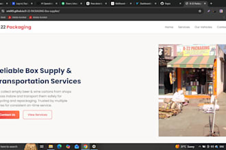 build or fix responsive website using HTML CSS react
