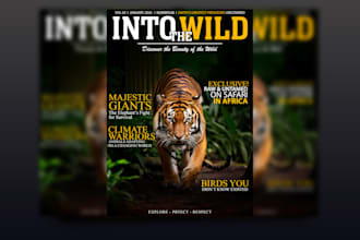 design a stunning magazine design with unlimited revisions
