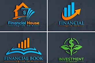 design professional credit repair, tax, business consulting and financial logo