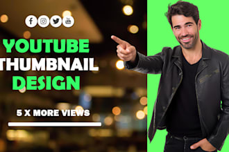design a professional youtube thumbnail  that boosts clicks and high CTR