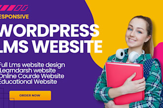 tutor lms website elearning online course website kajabi learndash wordpress lms
