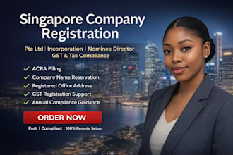 register your singapore company with nominee director and full tax compliance