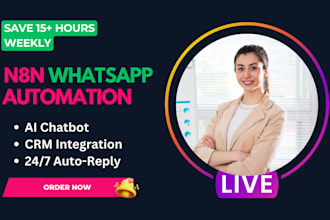create n8n whatsapp chatbot, n8n whatsapp automation, ai chatbot