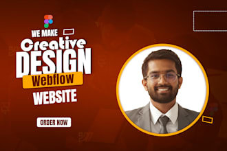 design and develop a modern responsive webflow website with cms