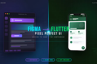 convert figma to a flutter app with a pixel perfect UI