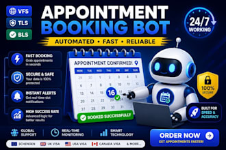 create,vfs appointment bot,tls bot,bls bot,booking bot,scheduling bot,vfs bot