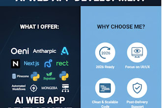 develop ai web applications and agents