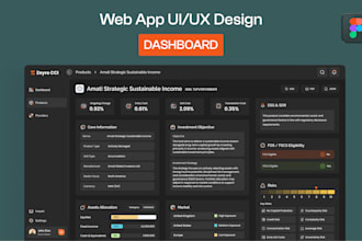 design modern saas web app UI UX in figma