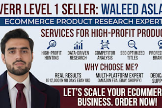 be your ebay virtual assistant for product hunting listing
