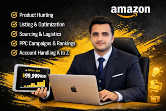 be your expert amazon virtual assistant, private label, fba