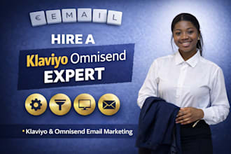 be your klaviyo expert klaviyo shopify email flow expert omnisend