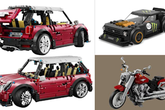 custom 3d lego technic cars, bikes ,toys and houses with step by step PDF guides