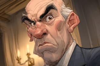 draw political caricature and cartoon