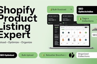 do shopify product listing and collection management