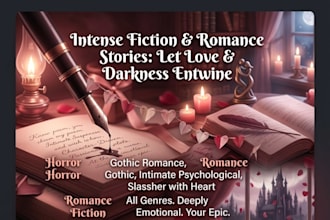 write intense fiction, taboo romance, and real life horror stories