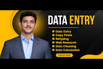 provide data entry typing work