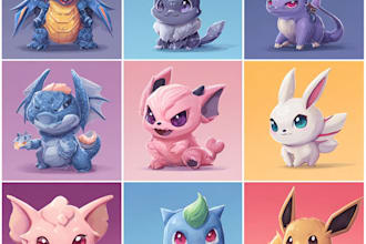create your pokemon art