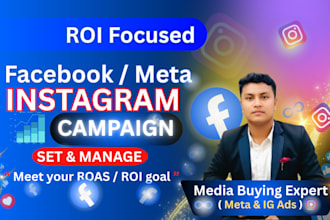 setup and manage facebook ads instagram and meta ads advertising campaign