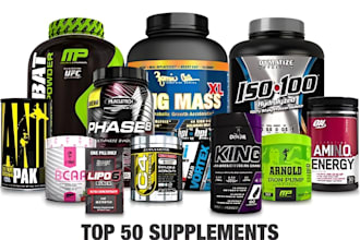 do a supplement packaging and label design