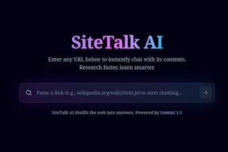 develop a smart ai web application with nextjs and llms