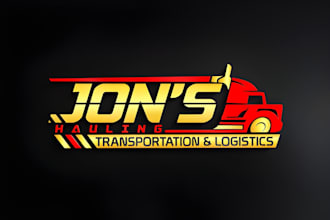 design minimalist auto powering, transportation, logistic and auto garage logo