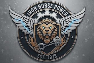 design a dynamic motor logo for your brand