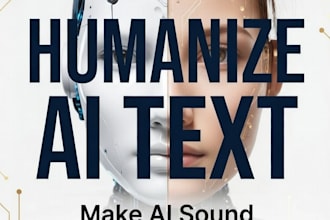 refine and humanize ai generated content professionally