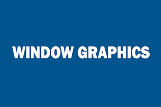 create eye catching shop front or storefront window graphics vinyl stickers